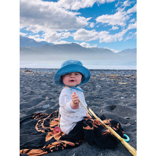 Blue Corduroy Baby Bucket Hat