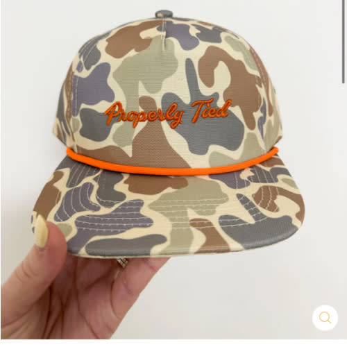 Boys Rope Field Camo Hat