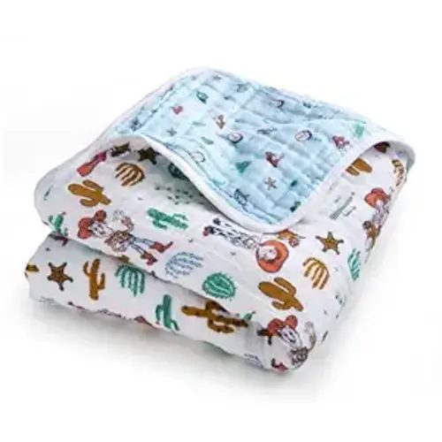 aden + anais™ Essentials Cotton Muslin Blanket Toy Story, Woody and Friends