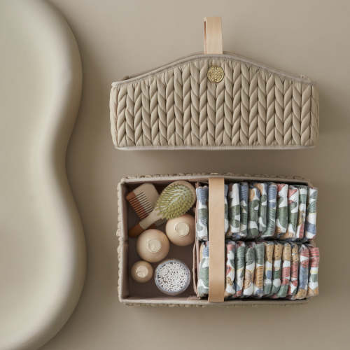 HAPP Brand Diaper Caddy - Beige
