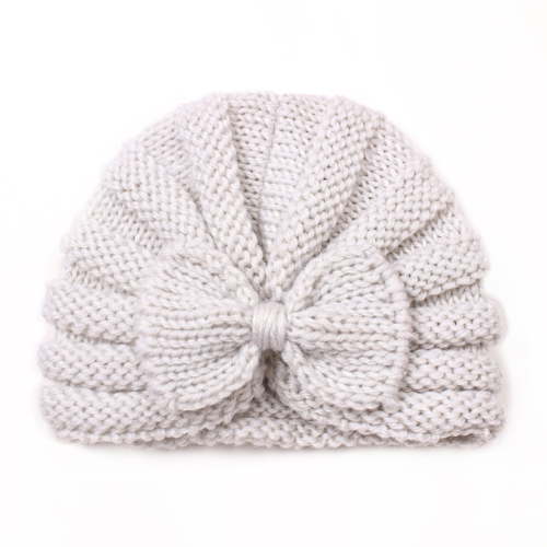 Baby Turban Big Hair Bow Baby Hat Baby Girl Soft Beanie Cap Newborn Infant Toddler Kid Headwrap