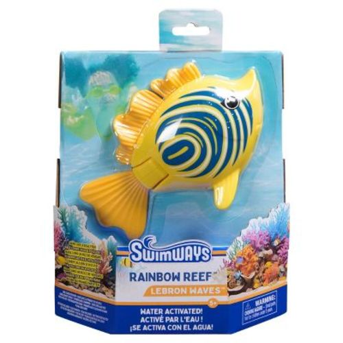 Swimways Rainbow Reef Fish, Lebron Waves: Dive Toy for Ages 5 and Up