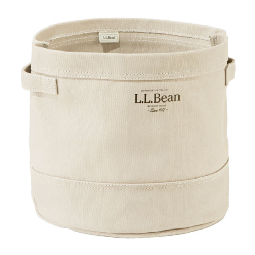 Canvas Storage Cubby Tote, Natural