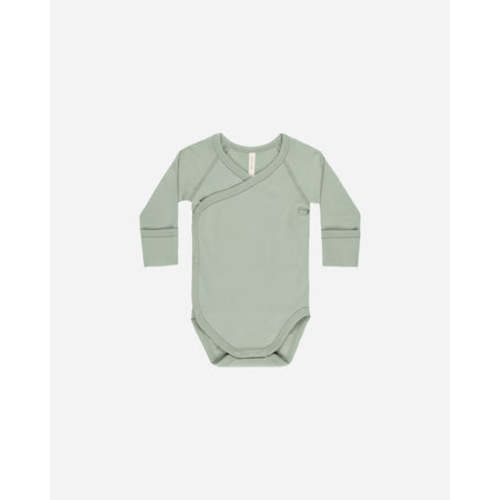 Side Snap Bodysuit || Sage