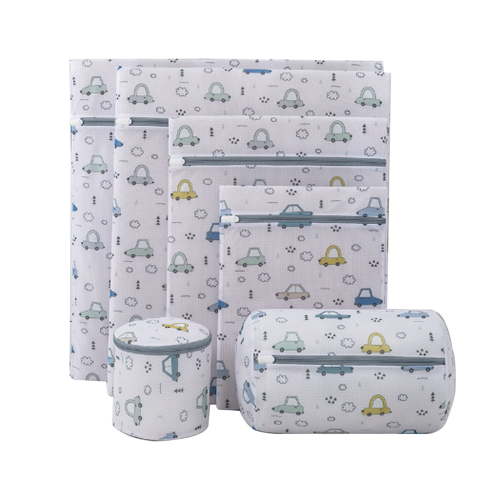 MISSMILE 6Pcs Laundry Bag,ABS Hidden Zipper Mesh Laundry Bags,Reinforced Seams for Delicates,Travel and Storage Laundry Basket