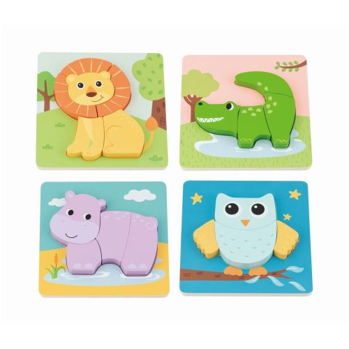 Lelin - Chunky Animal Puzzle Pack of 6