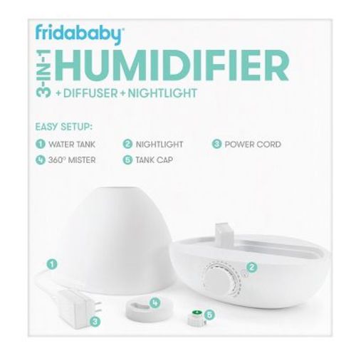 Frida Baby Frida Baby x Babylist 3-in-1 Humidifier, Diffuser & Nightlight - Dewkist