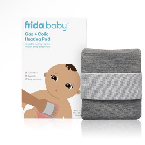Frida Baby Gas + Colic Heating Pad for Natural Belly Relief | Gentle Heat to Relax + Soothe Bellies | Instant Tummy Warmer | Soothe Colic Discomfort