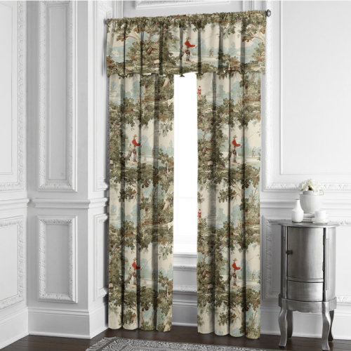 The Tailor's Bed Linen Abstract Room Darkening Rod Pocket Single Curtain Panel | Wayfair