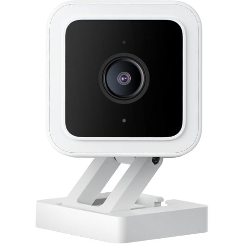 WYZE Cam v3, 1080P HD WiFi Wired Indoor/Outdoor Home Security Camera, Pet/Baby Monitor, Color Night Vision, 2-Way Audio, MicroSD Card Slot, Compatible with Alexa & Google - White