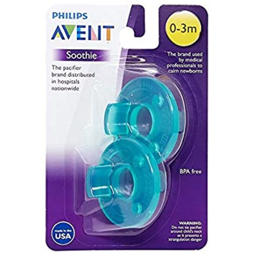 Philips Avent SCF190/01 Soothie 0-3mth Green/Green, 2 count - Pacifier