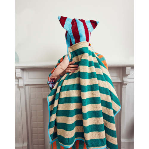 Baby Hooded Towel | Dusen Dusen, Color: Tile