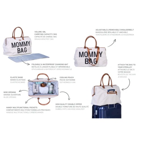 Childhome Teddy Mommy Bag