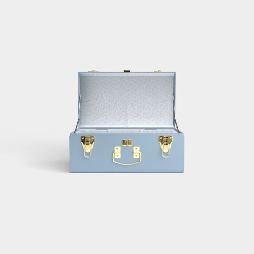Mini Trunk - Light Blue - Tiny Twinkle / Embroidery