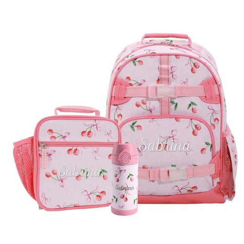 Mackenzie Cherry Bows Backpack & Lunch Bundle, Set of 3