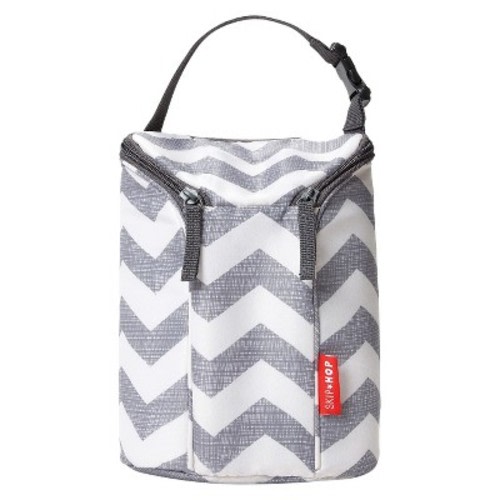 Skip Hop Grab and Go Double Bottle Bag - Chevron