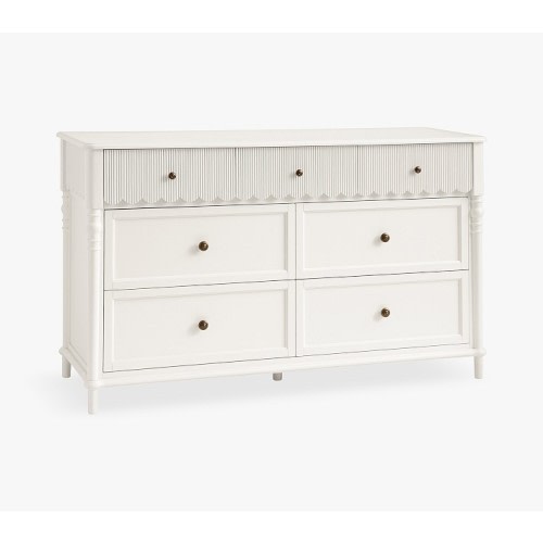 Chris Loves Julia Scallop 7-Drawer Dresser (56w x 19d")