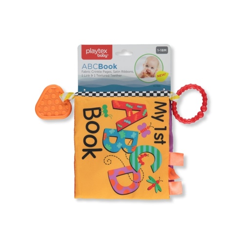 Playtex Baby Teething ABC Picture Book Crinkle Toy