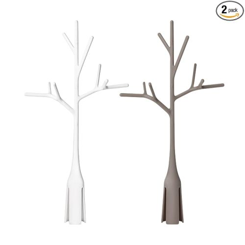 Boon Twig Baby Bottle Drying Rack Accessories - Space Saving Baby Accessories for Baby Bottle-Feeding Supplies - Bottle Rack Dryer Attachments for Baby Bottle Storage - 2 Count