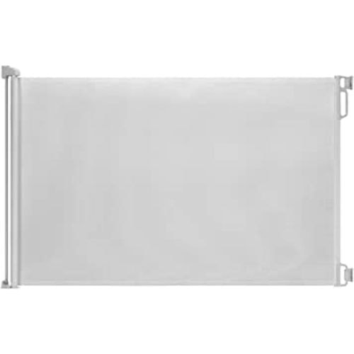 Retractable Baby Gate, 33" Tall, Extends up to 55'' Wide, White/Child Safety Baby Gates, Pet Retractable Gates for Stairs, Doorways, Hallways, Indoor and Outdoor