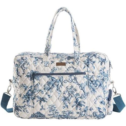 Maison d' Hermine 100% Cotton Handbag | Shoulder Bag | Shoulder Bag for the Beach | Shopping | Travel | Hiking | Women with Zip Pockets