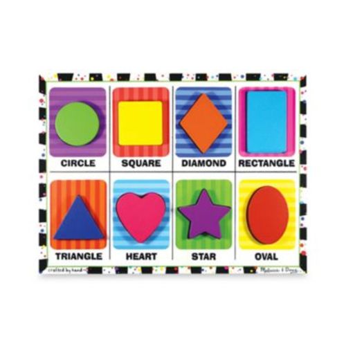 Melissa & Doug® Shapes Chunky Puzzle - MULTI - PUZZLE
