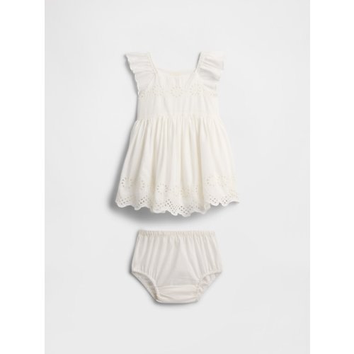 Baby Eyelet Two-Piece Outfit Set