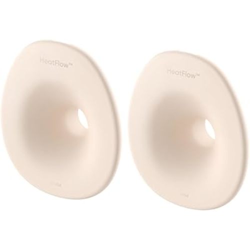 eufy Original 27mm Flange (2-Pack), Replacement Accessories for Wearable Breast Pump S1/S1 Pro, HeatFlow™ Technology, Food-Grade Silicone, Durable, Comfortable, Ergonomic Fit