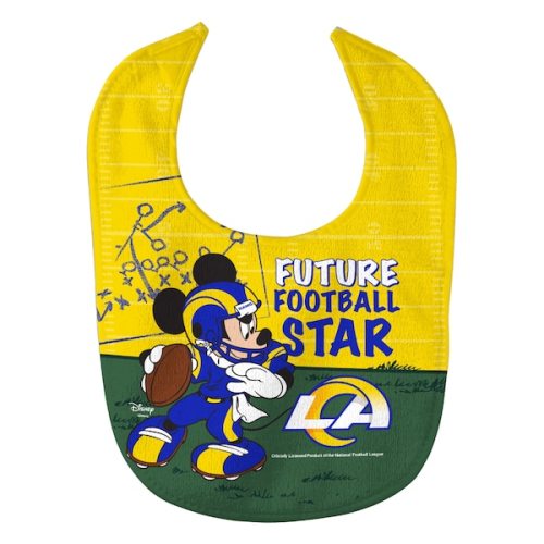 Los Angeles Rams WinCraft Disney Mickey All Pro Baby Bib
