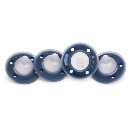 Ninni Co. Pacifier Blueberry 4 Pack - 100% Silicone