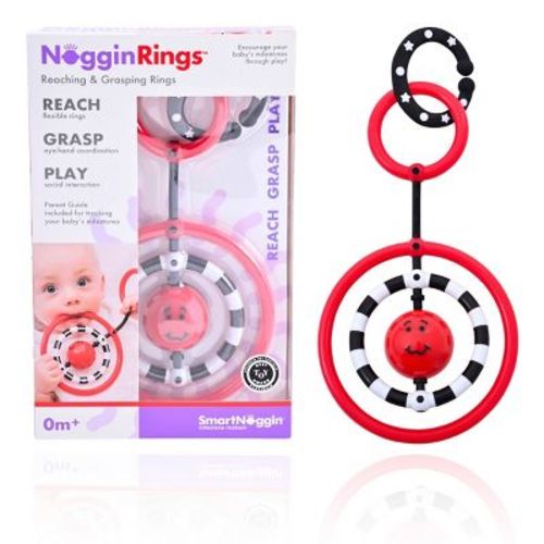 SmartNoggin NogginRings Reaching & Grasping Rings Baby Toy