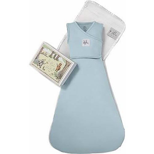 The Ollie World Alphie Sleep Pouch, Made from Custom Patented Moisture-Wicking Fabric, 2-Way Zipper, Sleep Sack, Wearable Blanket, Swaddle Transition