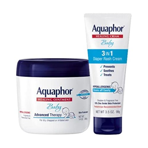 Amazon.com: Aquaphor Baby Healing Ointment Advanced Therapy Skin Protectant, Dry Skin and Diaper Rash Ointment, 14 Oz Jar : Baby