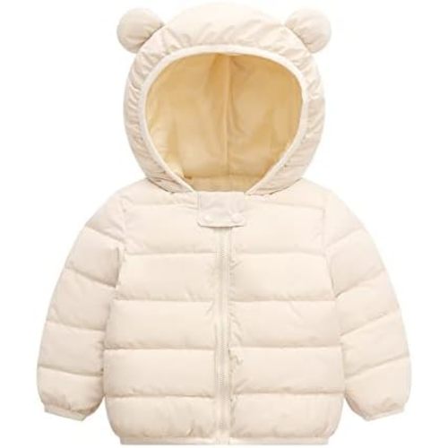 WUSENST Baby Boys Girls Winter Coats Hoods Light Puffer Down Jacket Outwear