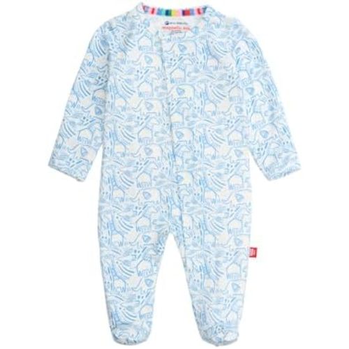 Magnetic Me Boys Modal Magnetic Baby Footie Pajamas | Silky Soft Modal Fabric | Baby Sleepers Available in Sizes PRE - 24M