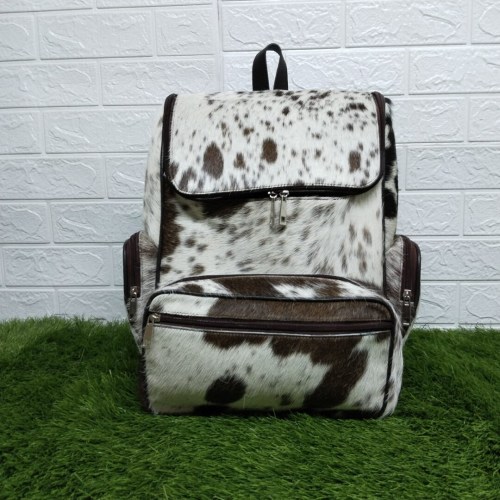 Cowhide Backpack Bag Cowhide Leather Backpack Travel Bag Leather Backpack