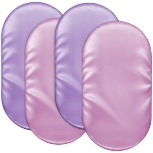 Baby Bassinet Sheets for Baby Boy Girls,4-Pack Fitted Bassinet Sheets Set Compatible with Halo Bassinest Swivel Sleeper,Baby Delight,Angelbliss,32"X16" (Pink & Purple)