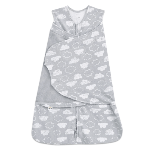Cloud Print Cotton Swaddle - Newborn | HALO