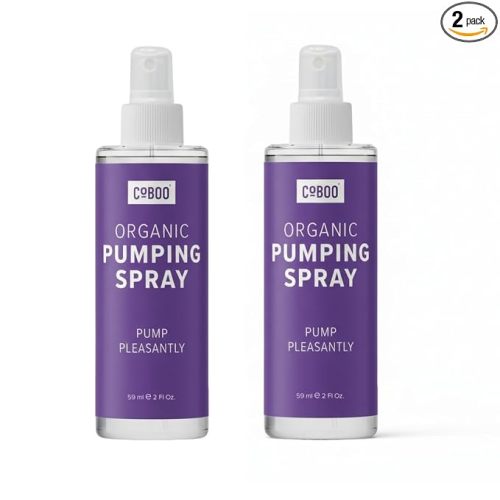 The Original Pumping Spray 2 Fl Oz (Pack of 2) | Organic Lubricant for Breast Pumping | Vegan & Lanolin Free, Made in USA | Helps Sore Nipples & Clogged Milk Ducts