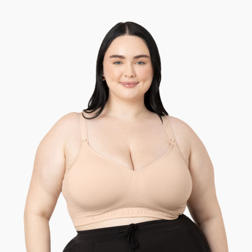 Kindred Bravely Signature Sublime Contour Maternity & Nursing Plunge Bra - Beige, 1 X Busty
