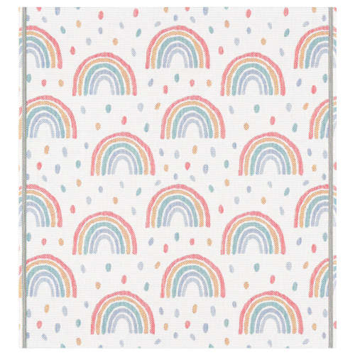 Rainbow Organic Cotton Baby Blanket