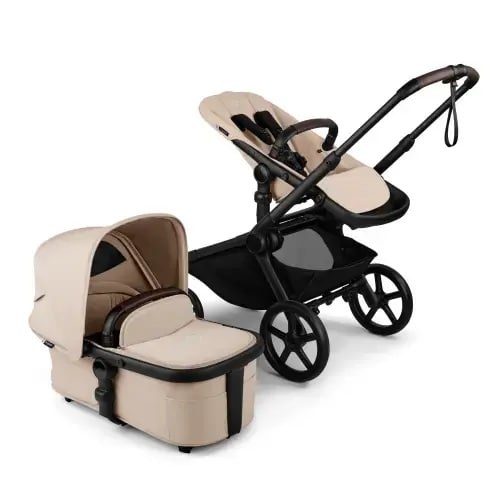 Bugaboo Kangaroo Complete Stroller in Black / Desert Taupe