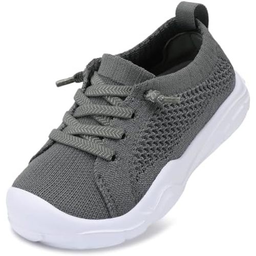 LeIsfIt Toddler Shoes Boys Girls Barefoot Shoes Kids Breathable Sneakers Tennis Shoes Slip on Shoes
