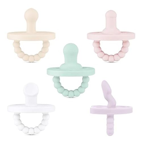 Ryan & Rose Cutie PAT Pacifier Teether (Starter Kit, Girl)