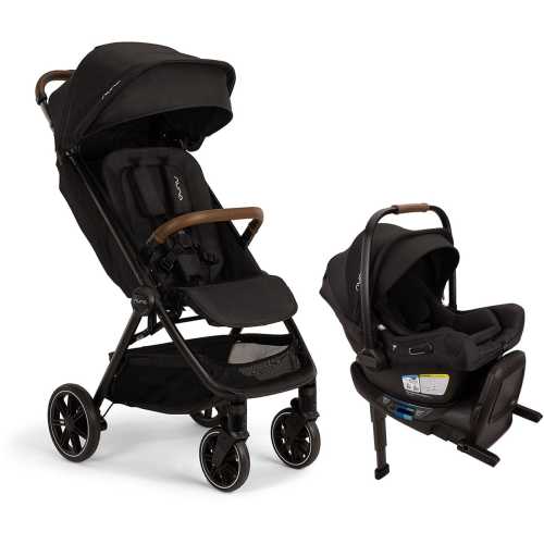 Nuna TRVL LX + PIPA Aire RX Travel System Bundle - Caviar