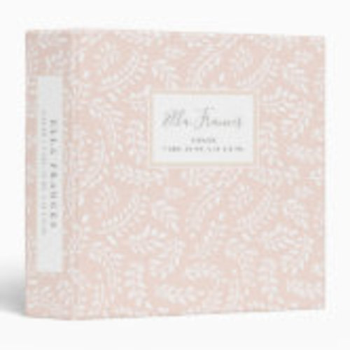 Sweet Pink Gingham Baby Photo Book 3 Ring Binder | Zazzle