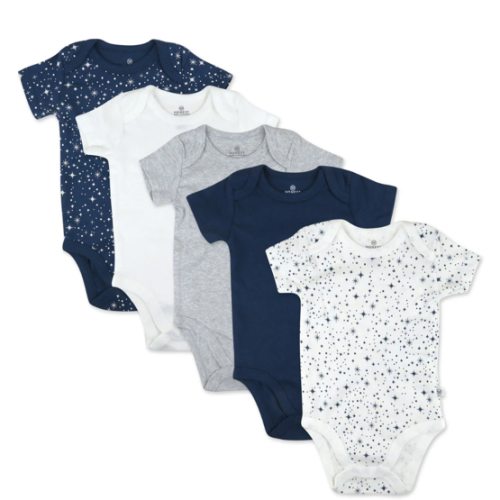 5-Pack Organic Cotton Short Sleeve Bodysuits | Honest Baby Clothing