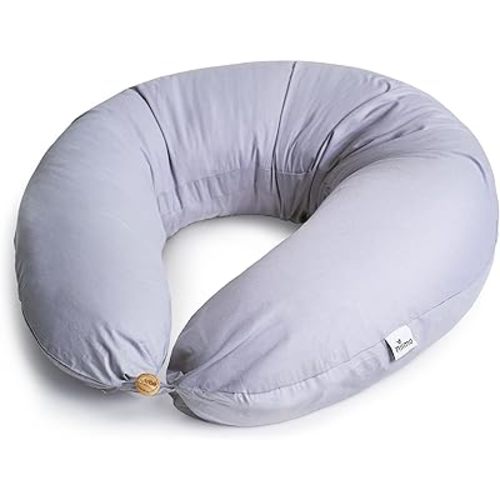 Niimo XXL Pregnancy Pillow & Baby Feeding Pillow - 2022 Double Platinum Winning Maternity Pillow, 100% Cotton Pregnancy Pillow Cover, Machine-Washable Pregnancy Body Pillow, Pregnancy Must Haves