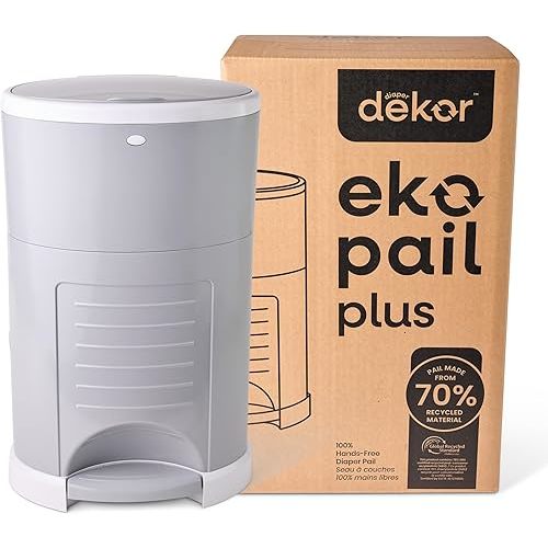 Diaper Dekor: EKO Plus Diaper Pail (Gray)
