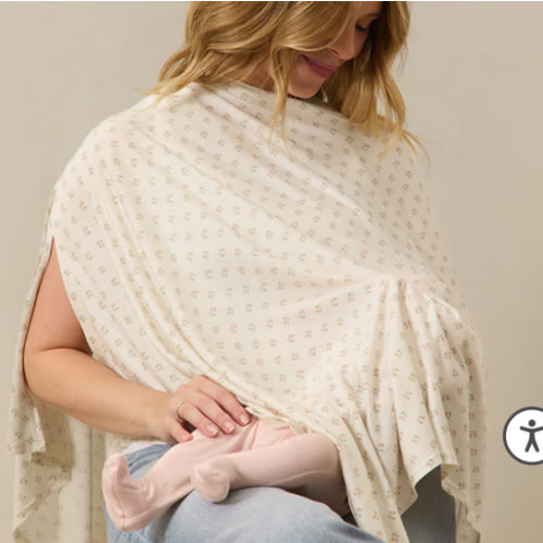 Blush Floret Nursing Cover